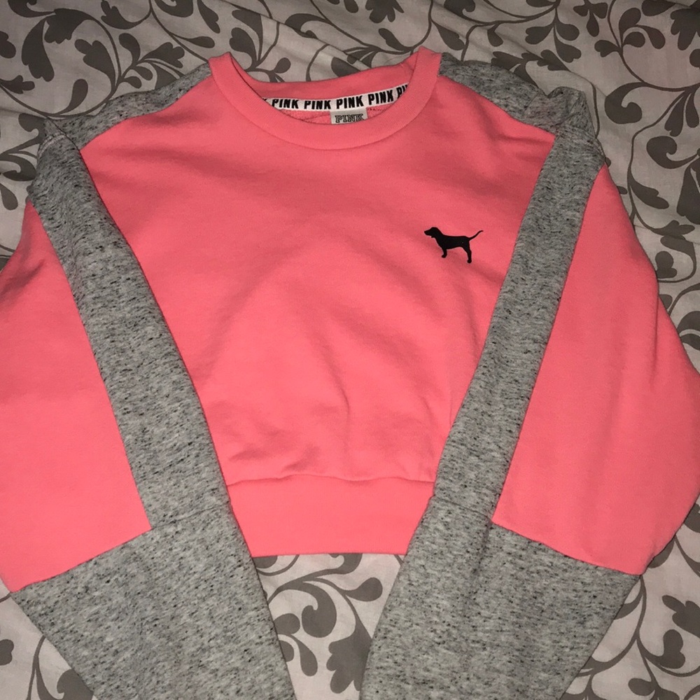 VS PINK cropped sweatshirt
